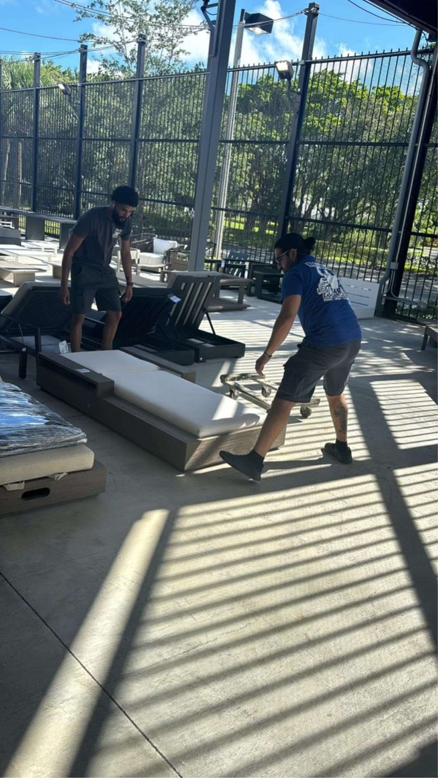 RH Patio Furniture.